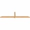 Ekena Millwork Eugene Smooth Timber Gable Bracket, Western Red Cedar, 108"W x 27"H x 3 1/2"D x 3 1/2"F, 6/12 Pitch GBW108X27X0404EUG00SWR - alternate 2